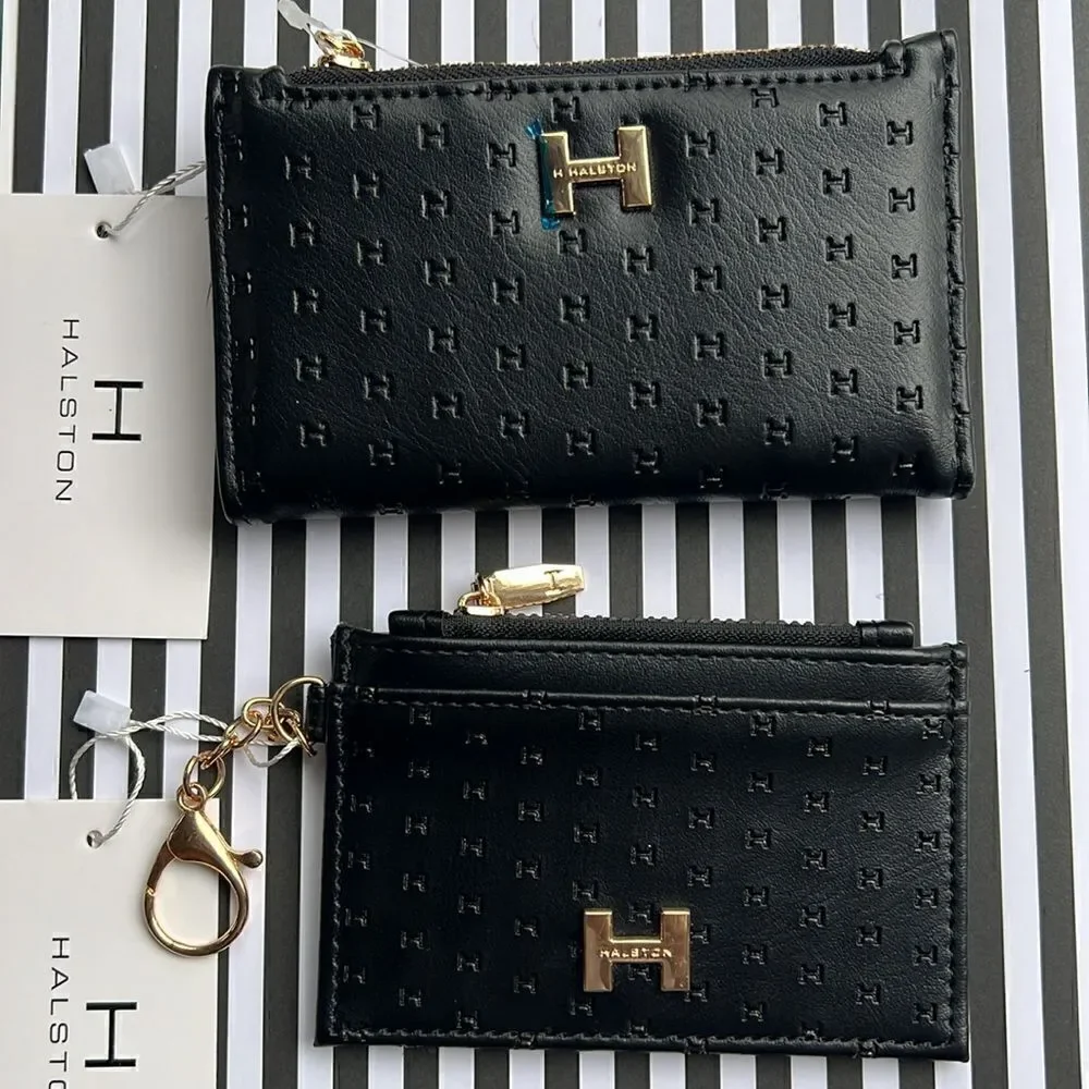 Halston Compact Bifold Wallet and Card Case 2 Pack - Picture 6 of 6